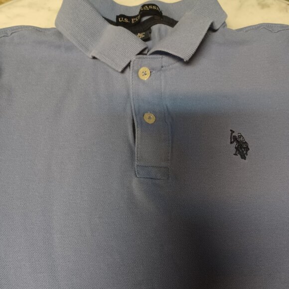 U.S. Polo Assn. Boy's Polo Shirt L (10-12) Light Purple - Picture 3 of 4